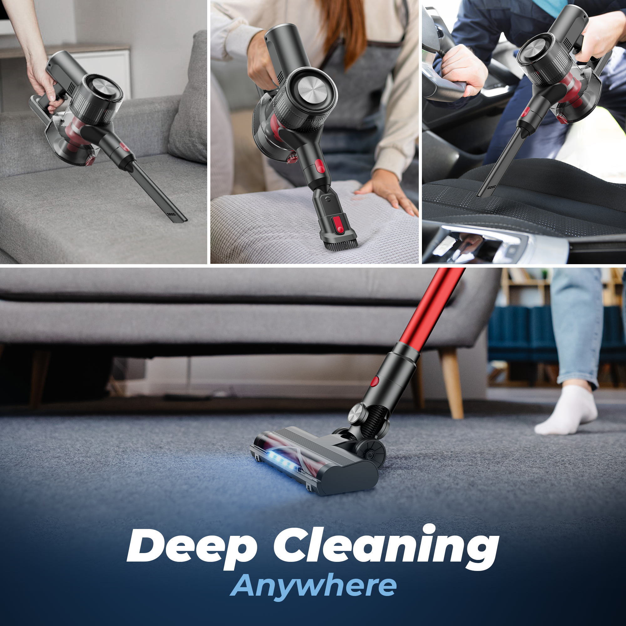 XL01 Cordless Stick Vacuum Cleaner - Flexnest